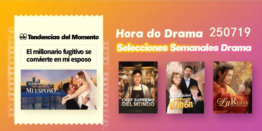 Top 5 Semanal de Dramas | Actualizado el 0719
