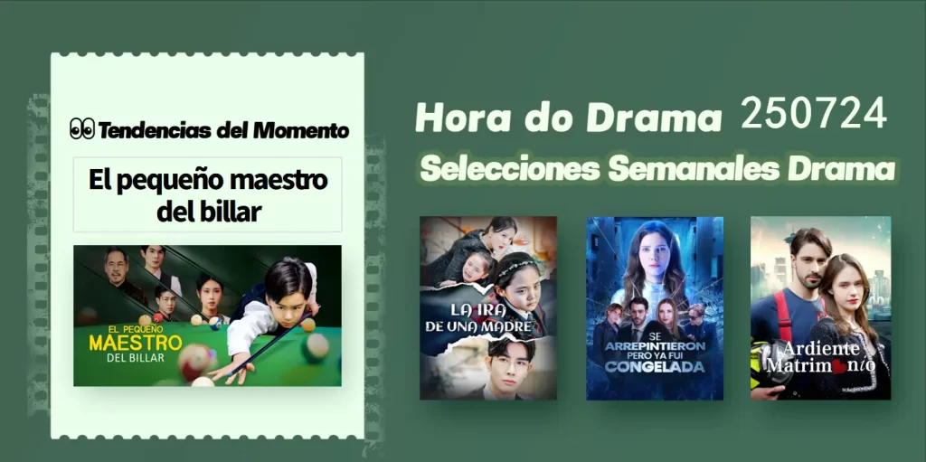 Top 5 Semanal de Dramas | Actualizado el 0724