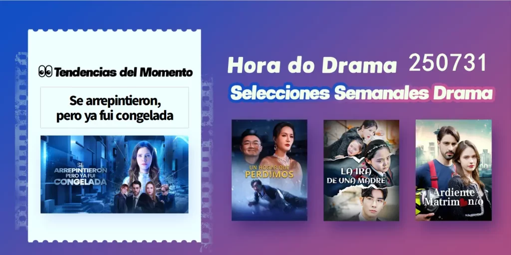 Top 5 Semanal de Dramas | Actualizado el 0731